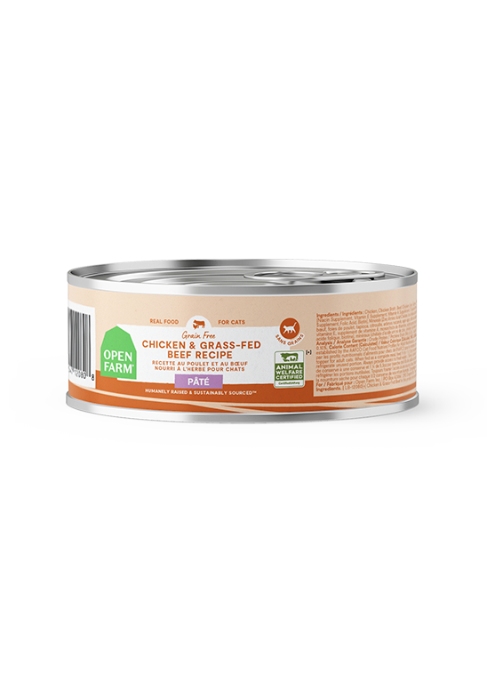 Open Farm Chicken &amp; Grass-Fed Beef Paté Canned Cat Food