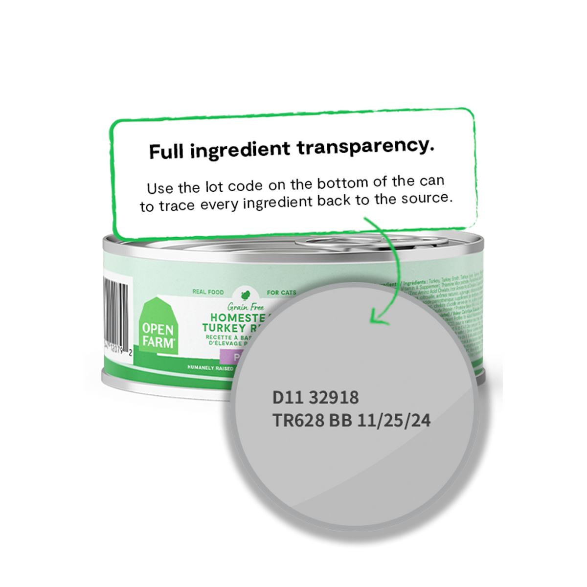 Open Farm Homestead Turkey Paté Canned Cat Food