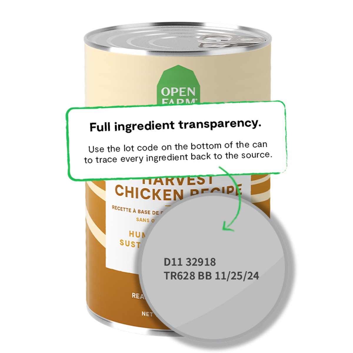 Open Farm Harvest Chicken Paté Canned Dog Food