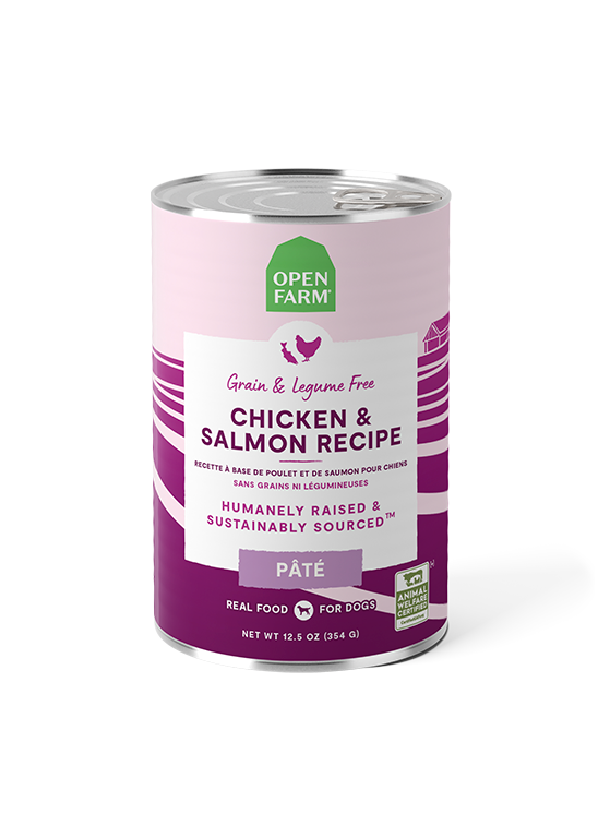 Open Farm Chicken &amp; Salmon Paté Canned Dog Food