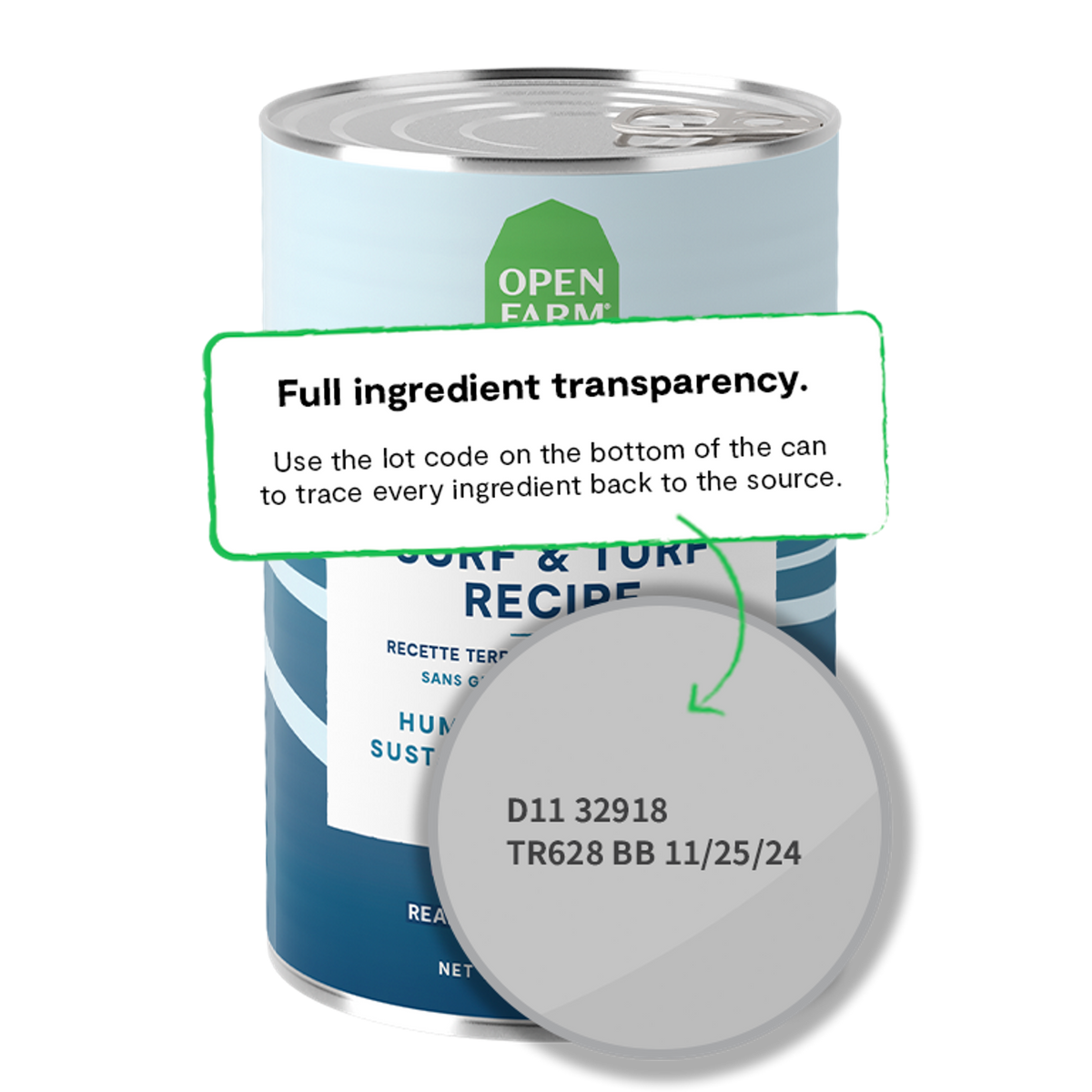Open Farm Surf &amp; Turf Paté Canned Dog Food