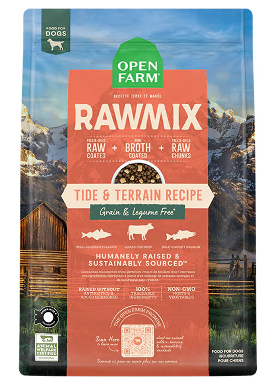 Open Farm RawMix Grain Free Tide and Terrain Dog Food