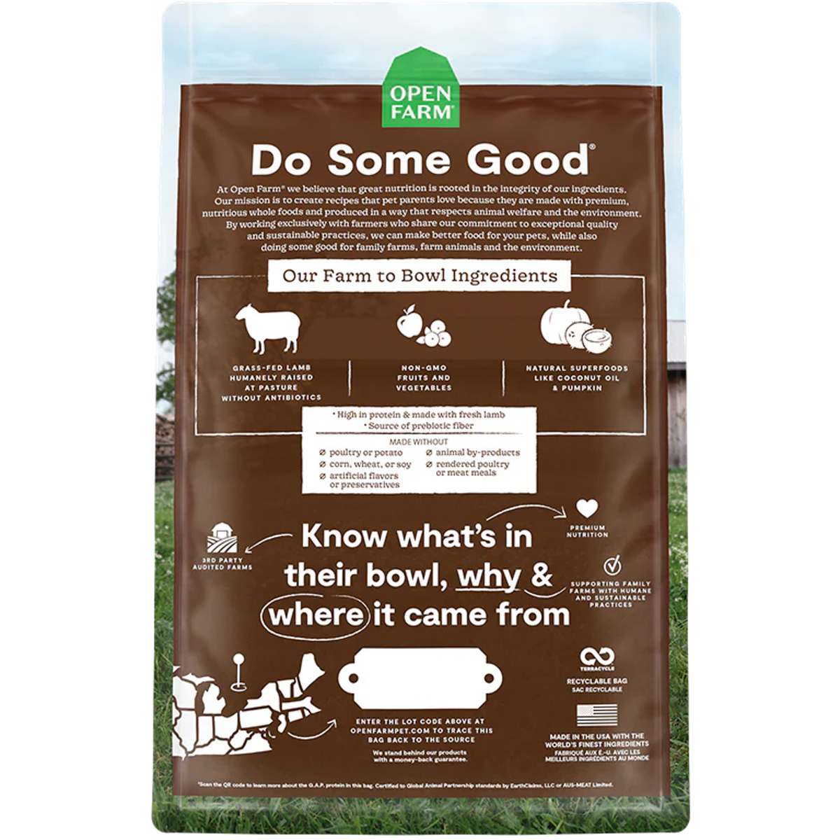Open Farm Grain Free Pasture Raised Lamb Cat Food