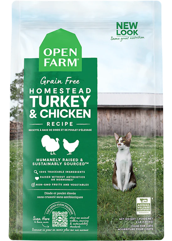 Open Farm Grain Free Homestead Turkey &amp; Chicken Cat Food