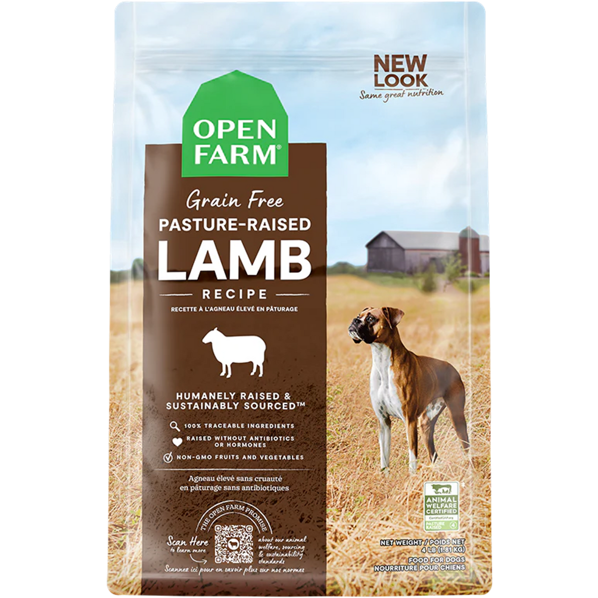 Open Farm Grain Free Pasture Raised Lamb Dog Food