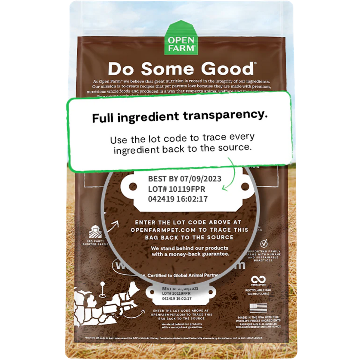 Open Farm Grain Free Pasture Raised Lamb Dog Food