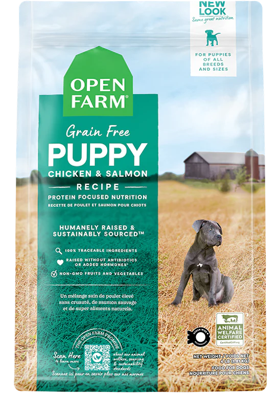Open Farm Grain Free Puppy Chicken &amp; Salmon Dog Food