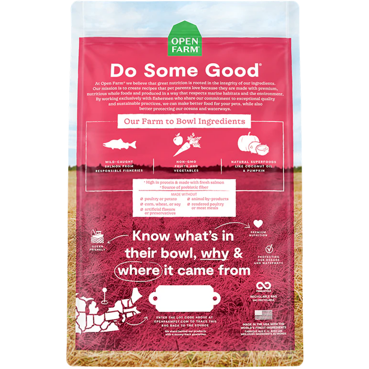 Open Farm Grain Free Wild Caught Salmon Dog Food