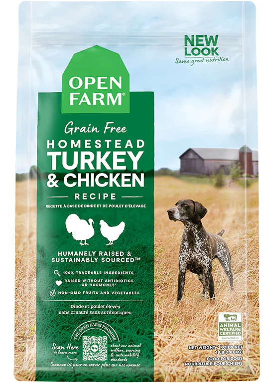 Open Farm Grain Free Homestead Turkey &amp; Chicken Dog Food