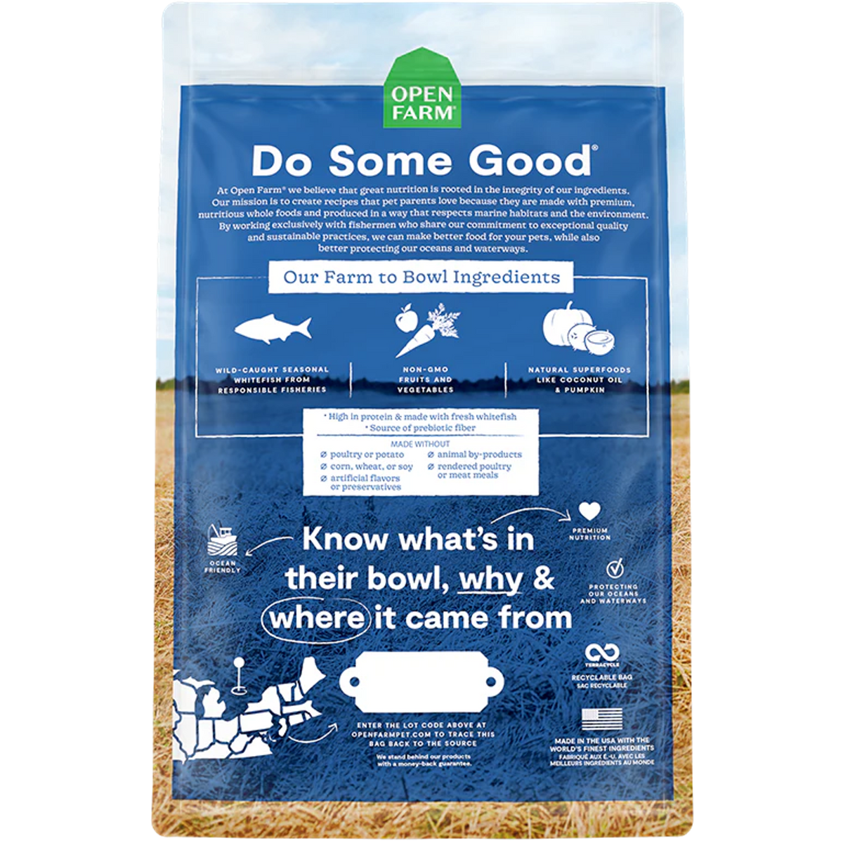 Open Farm Grain Free Catch of the Season Whitefish Dog Food
