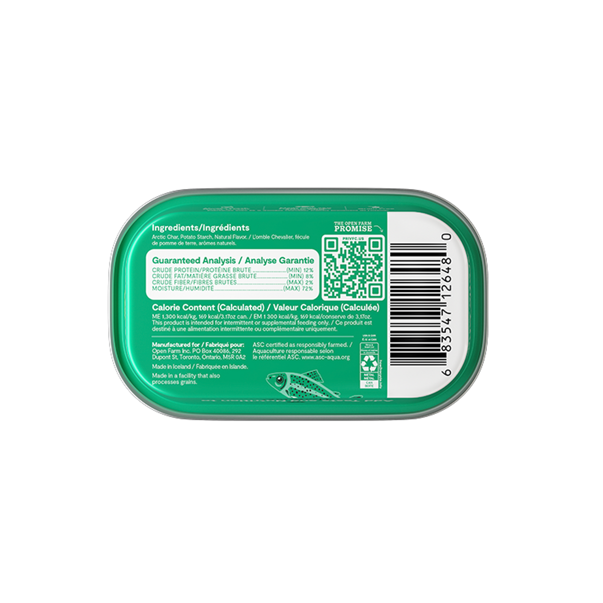 Open Farm Arctic Char Meal Topper for Cats