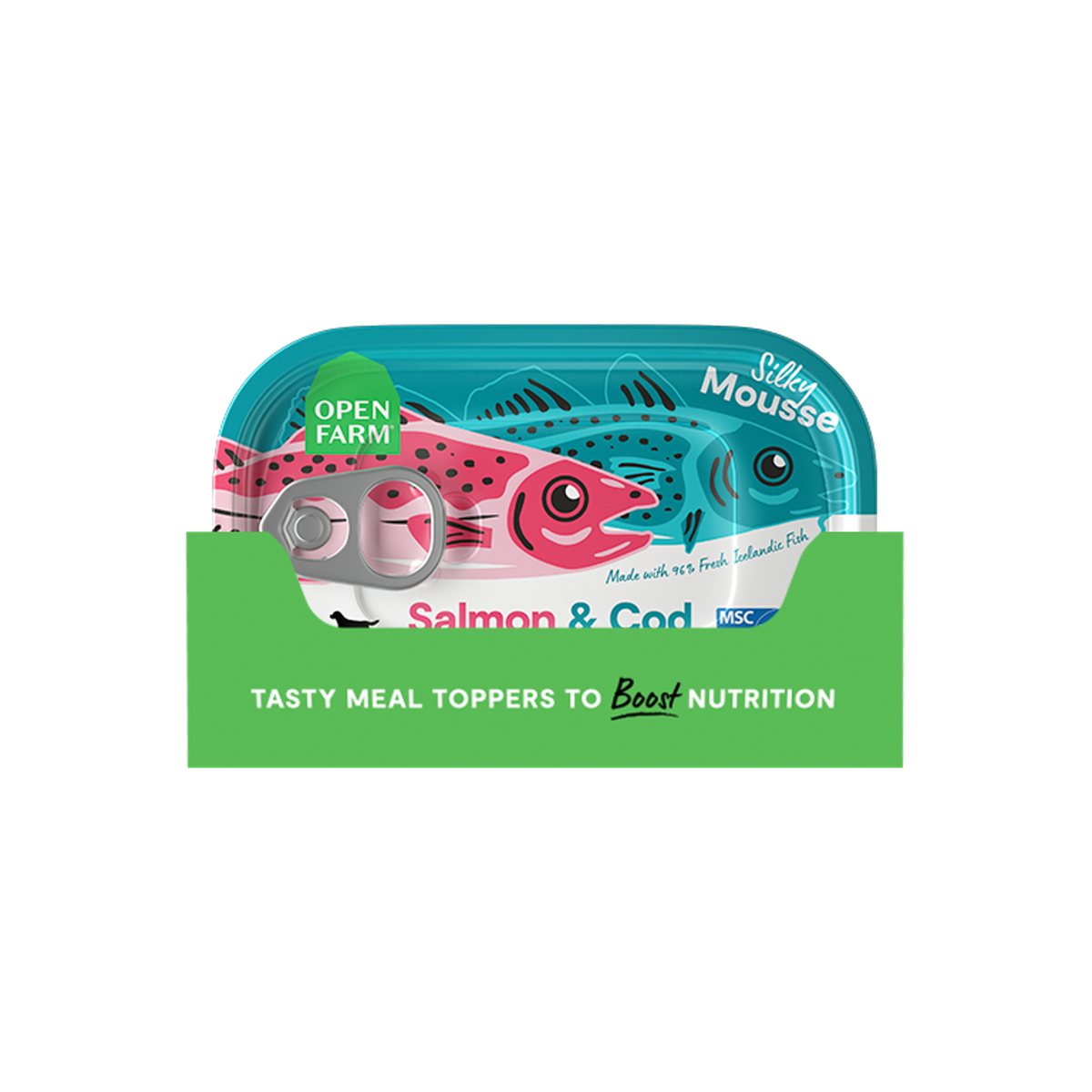 Open Farm Salmon &amp; Cod Meal Topper for Cats