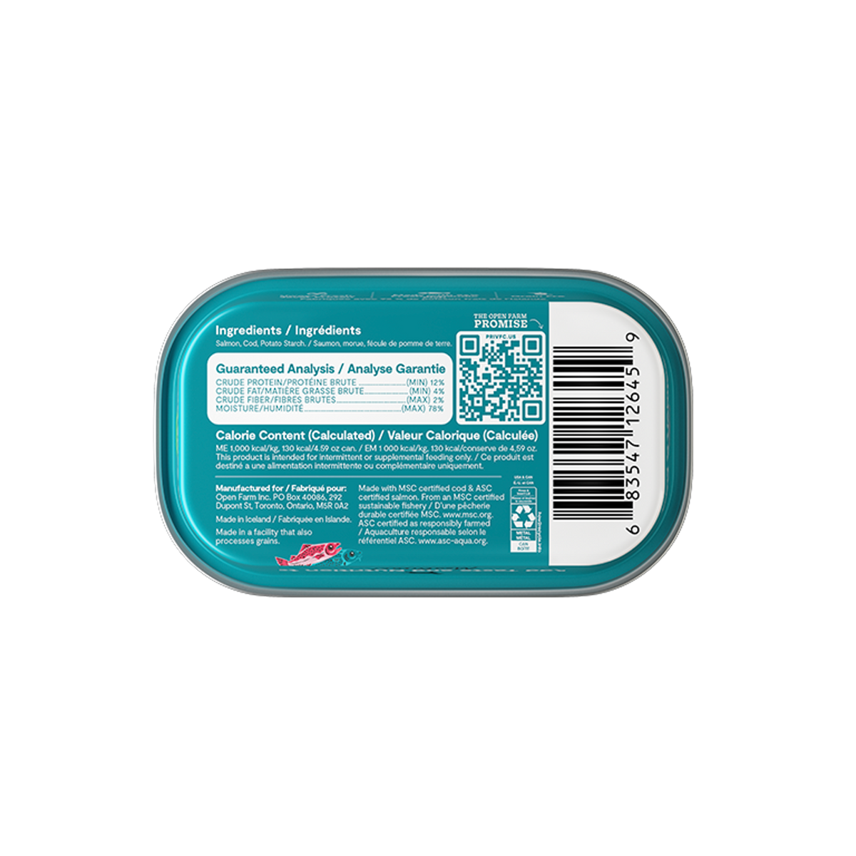 Open Farm Salmon &amp; Cod Meal Topper for Dogs