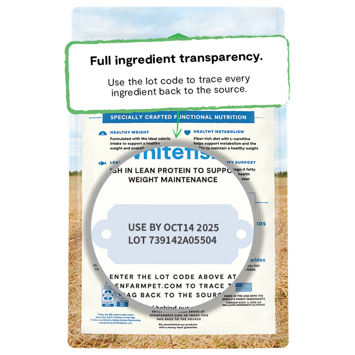 Open Farm Healthy Weight Chicken &amp; Whitefish Dog Food