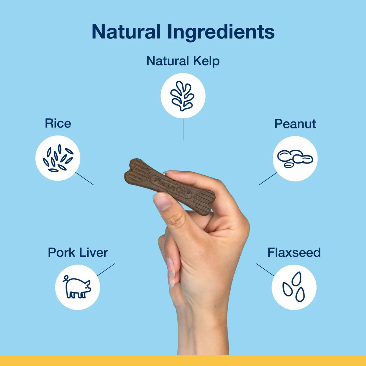 ProDen PlaqueOff Holistic Soft Bites Oral Care Sweet Potato & Peanut Dog Treats