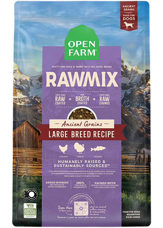Open Farm RawMix Ancient Grains Large Breed Recipe Dog Food