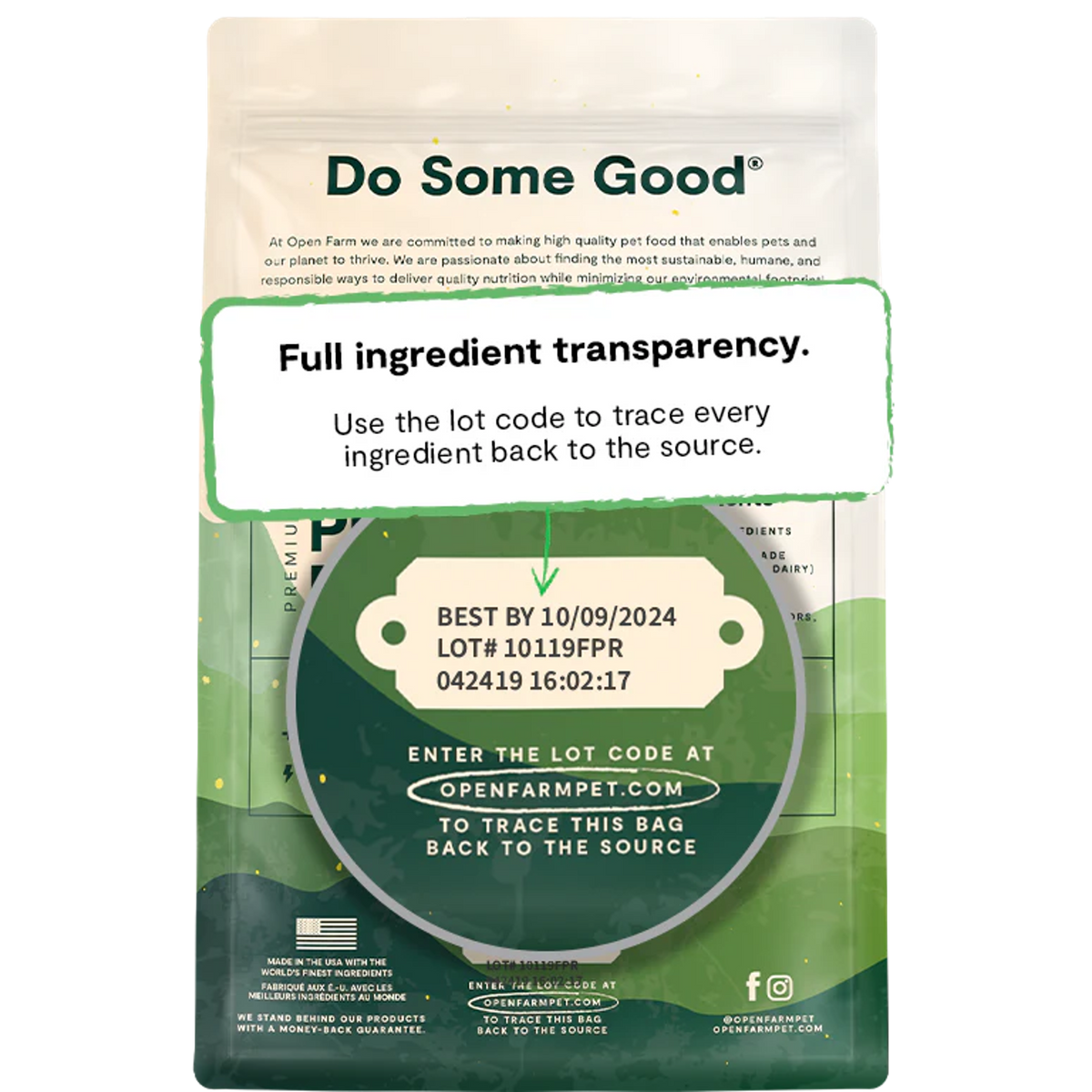 Open Farm Kind Earth Plant Recipe Dog Food