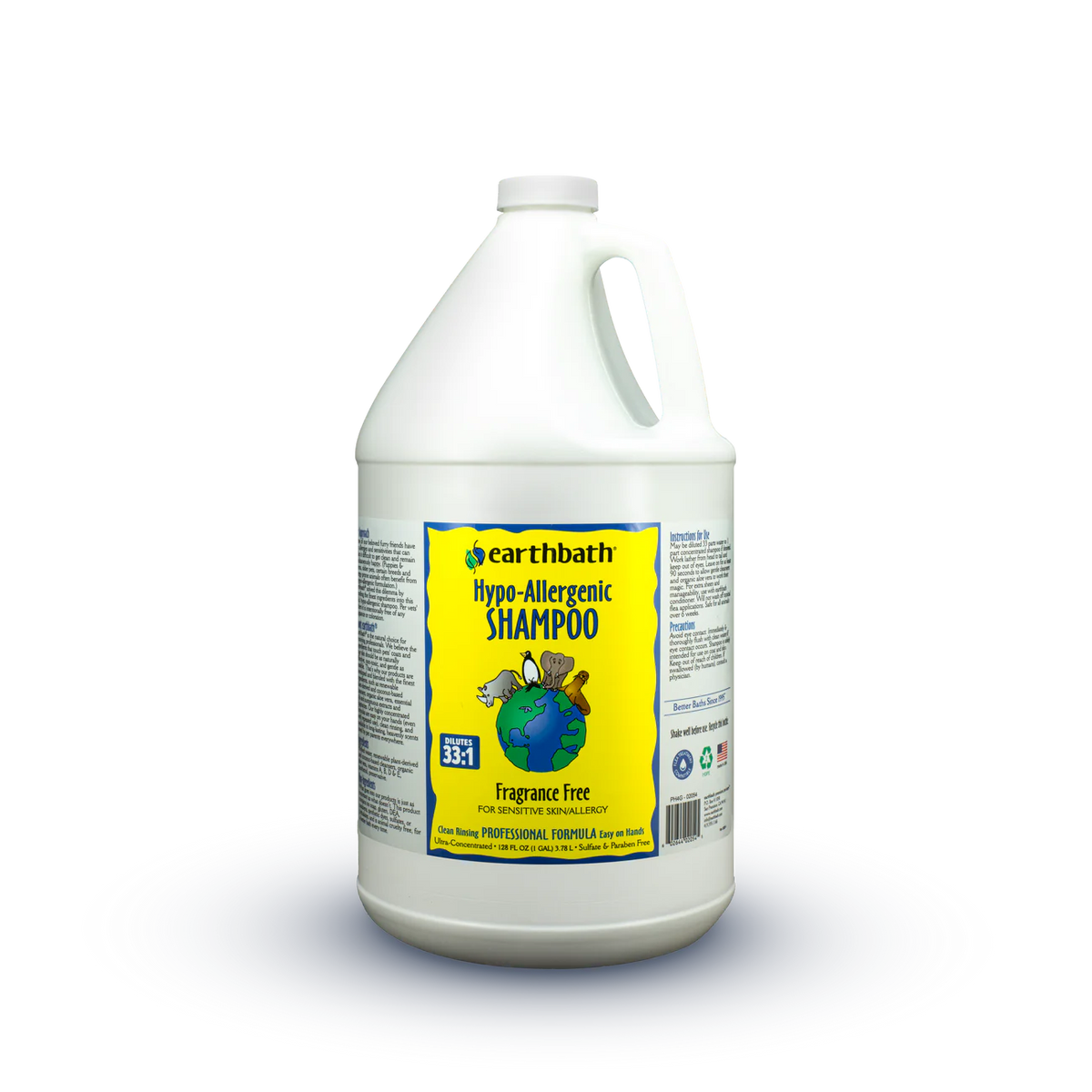 Earthbath Hypo-Allergenic Pet Shampoo Fragrance Free