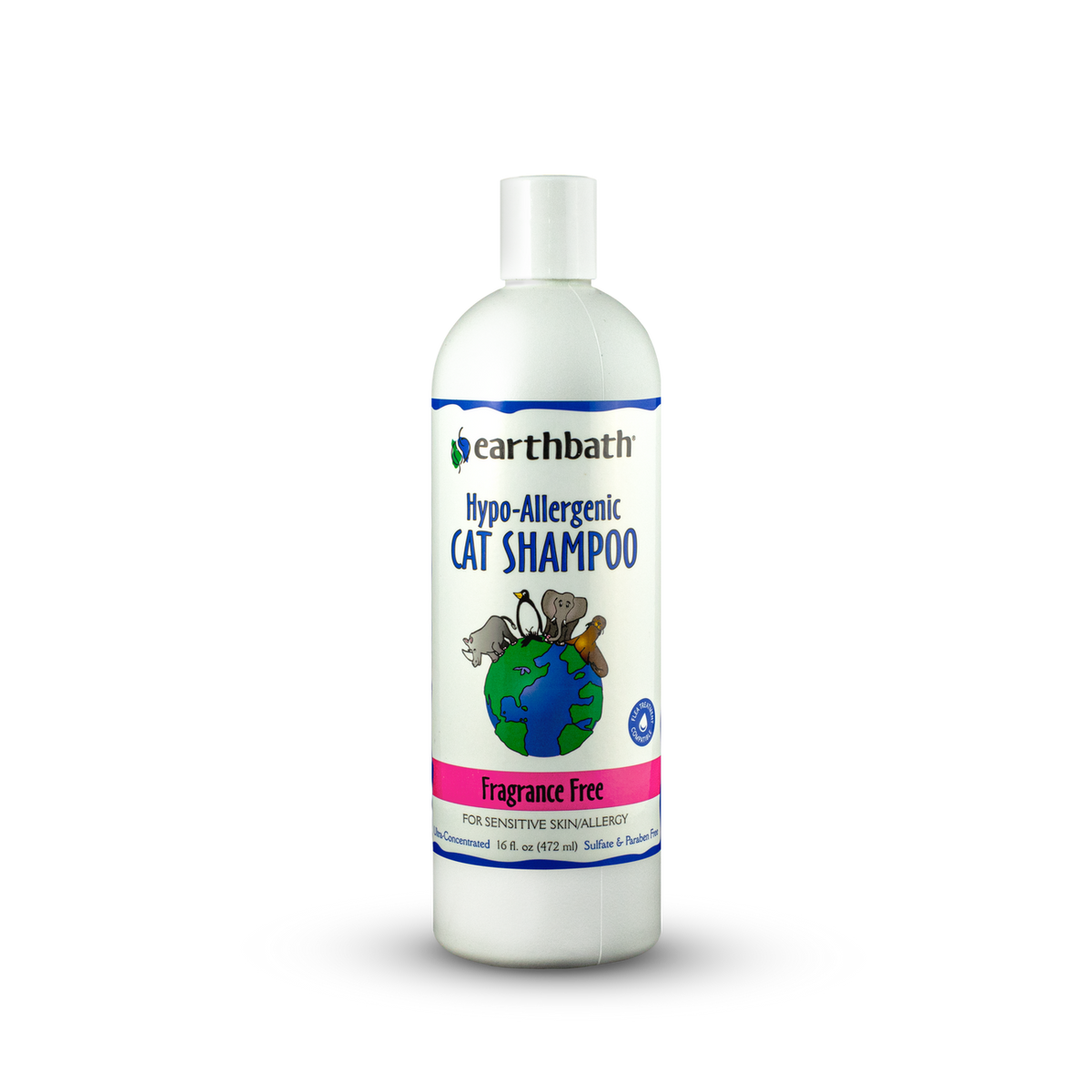 Earthbath Hypoallergenic Cat Shampoo Fragrance Free