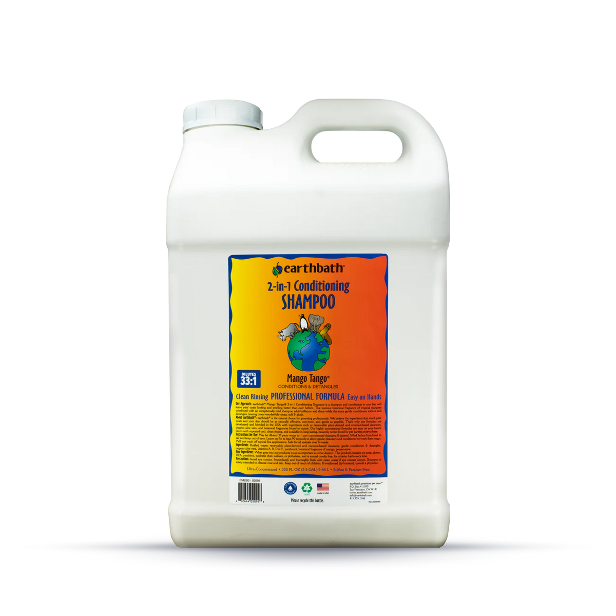 Earthbath 2 In 1 Conditioning Pet Shampoo Mango Tango