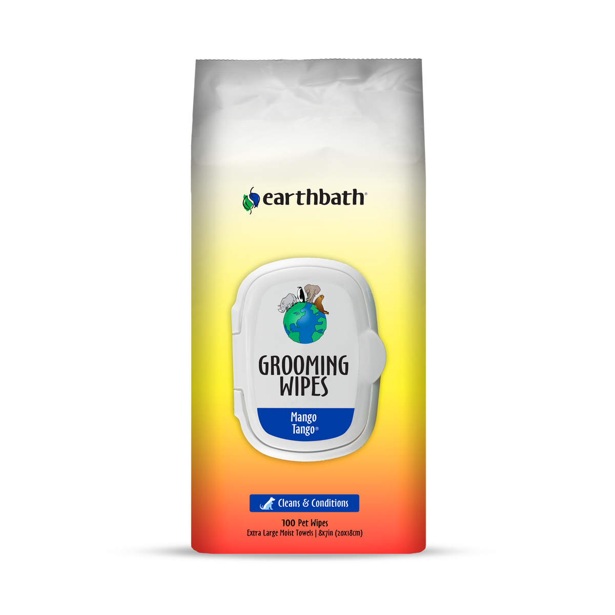Earthbath Pet Grooming Wipes Mango Tango