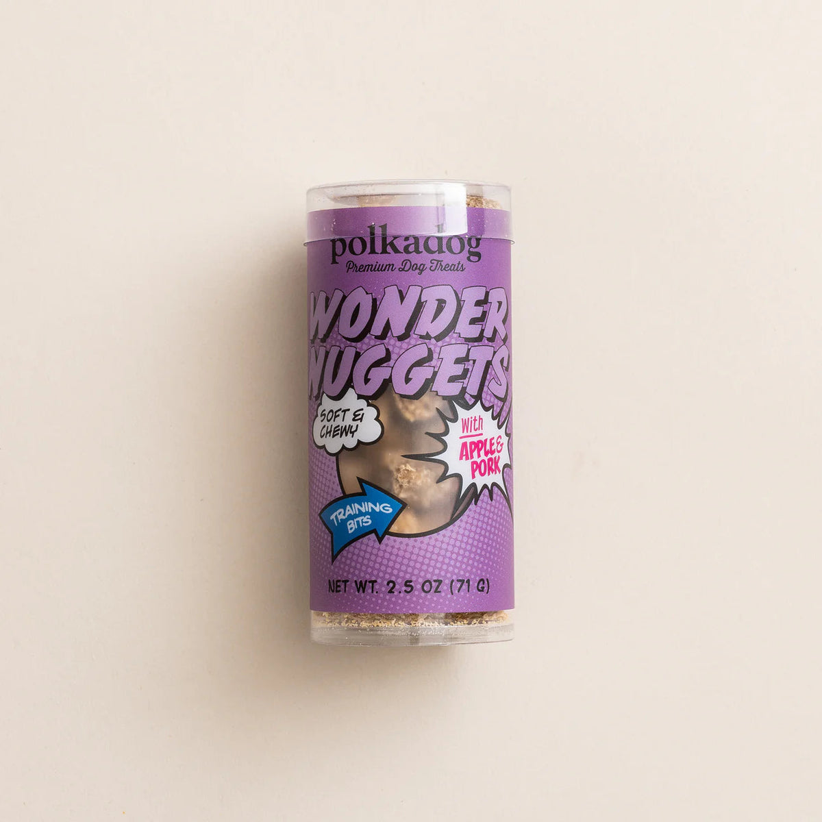 Polkadog Bakery Soft &amp; Chewy Wonder Nuggets Pork &amp; Apple Dog Treats