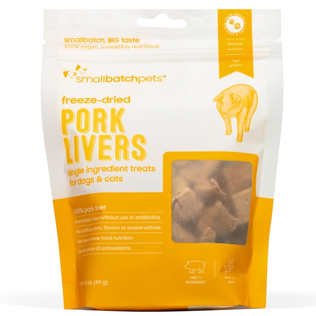 Small Batch Freeze-Dried Pork Liver Dog &amp; Cat Treats