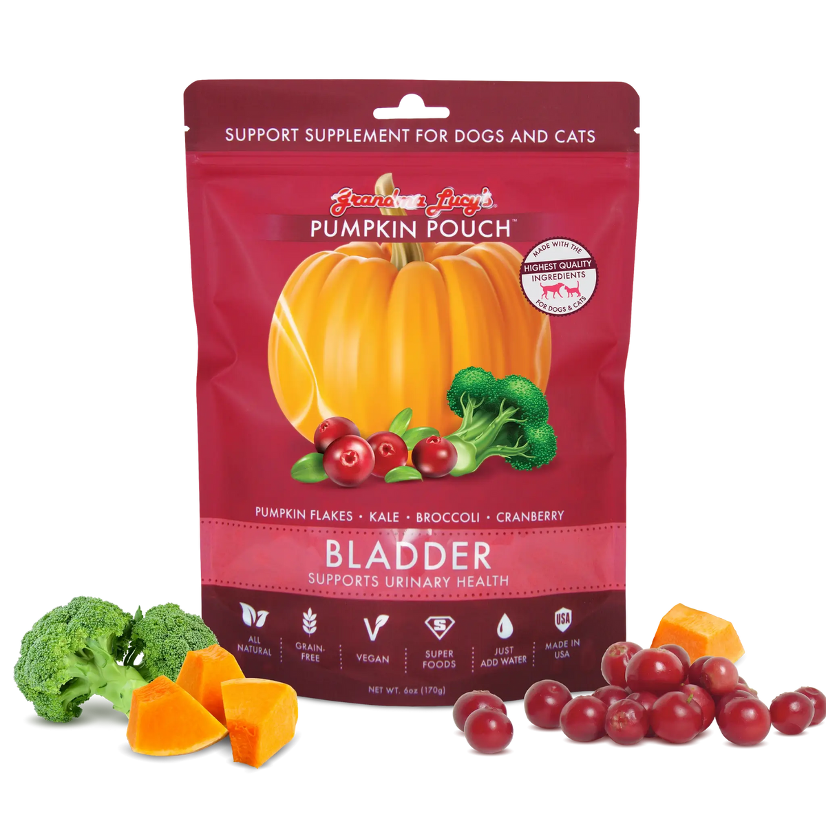 Grandma Lucy's Pumpkin Pouch Bladder Supplement for Dogs & Cats
