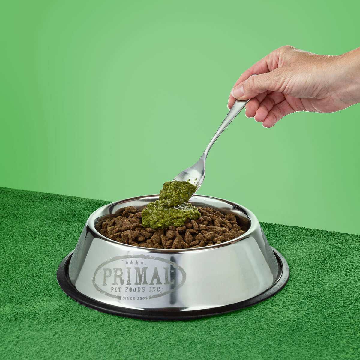 Primal Frozen Fresh Toppers Power Greens for Dogs &amp; Cats
