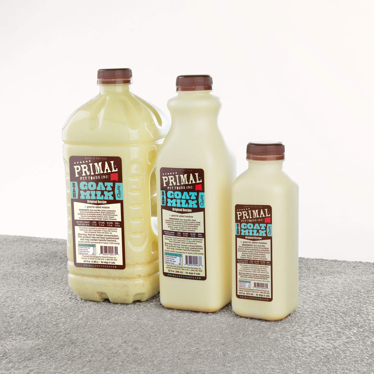 Primal Frozen Goat Milk for Dogs &amp; Cats