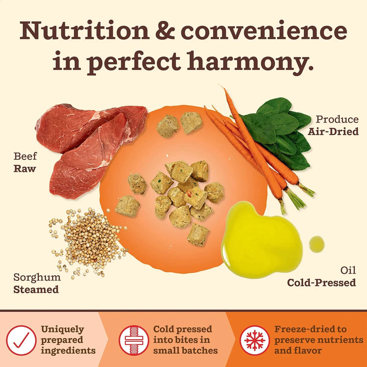 Primal Kibble in the Raw Freeze-Dried Raw Beef Dog Food