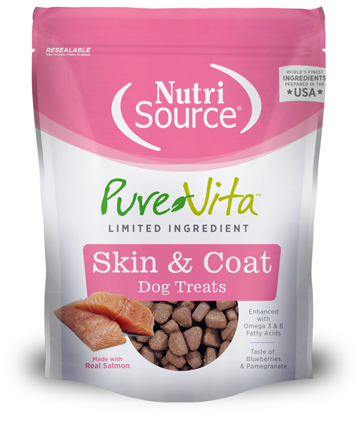NutriSource PureVita Skin &amp; Coat Dog Treats