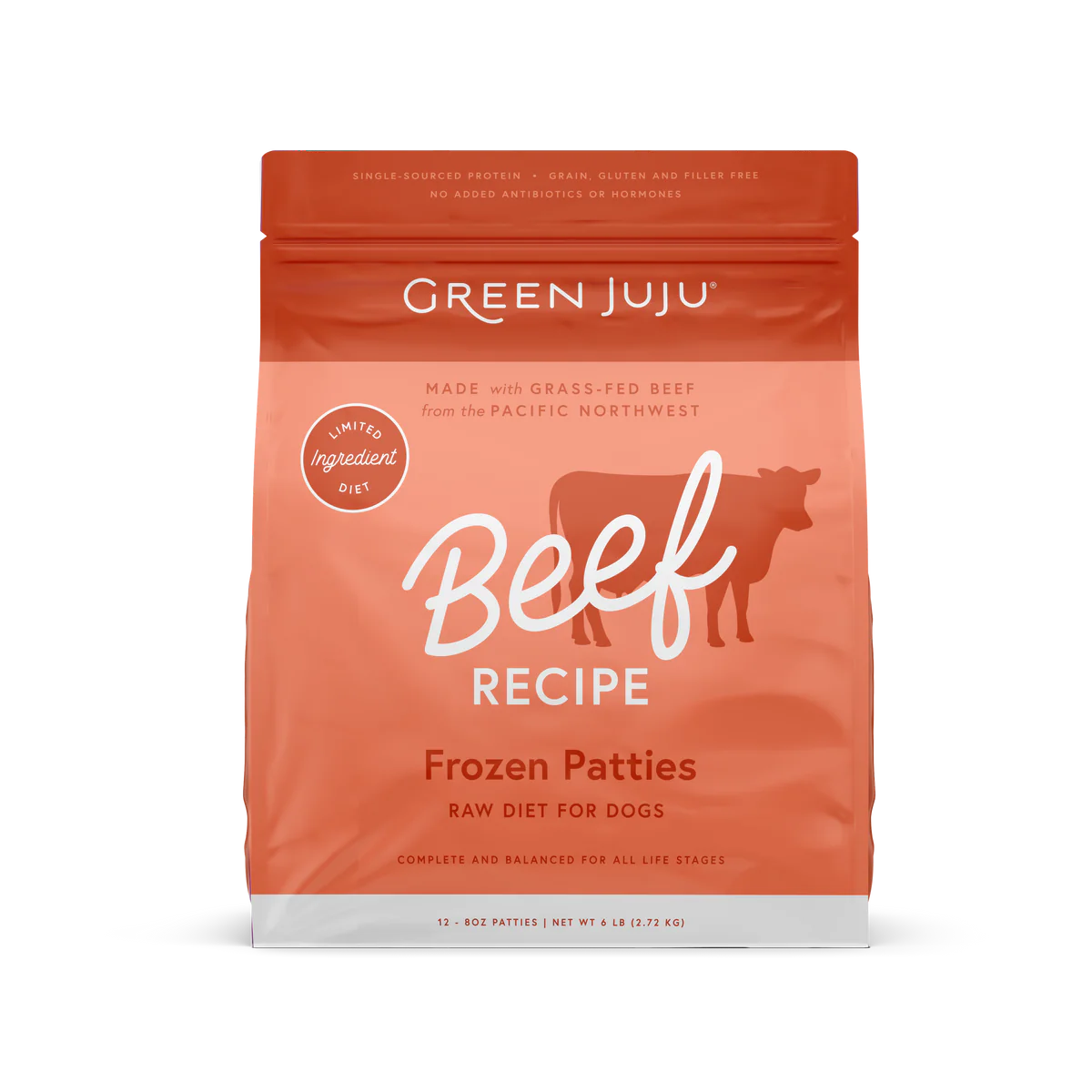 Green Juju Beef Recipe Frozen Raw Dog Food
