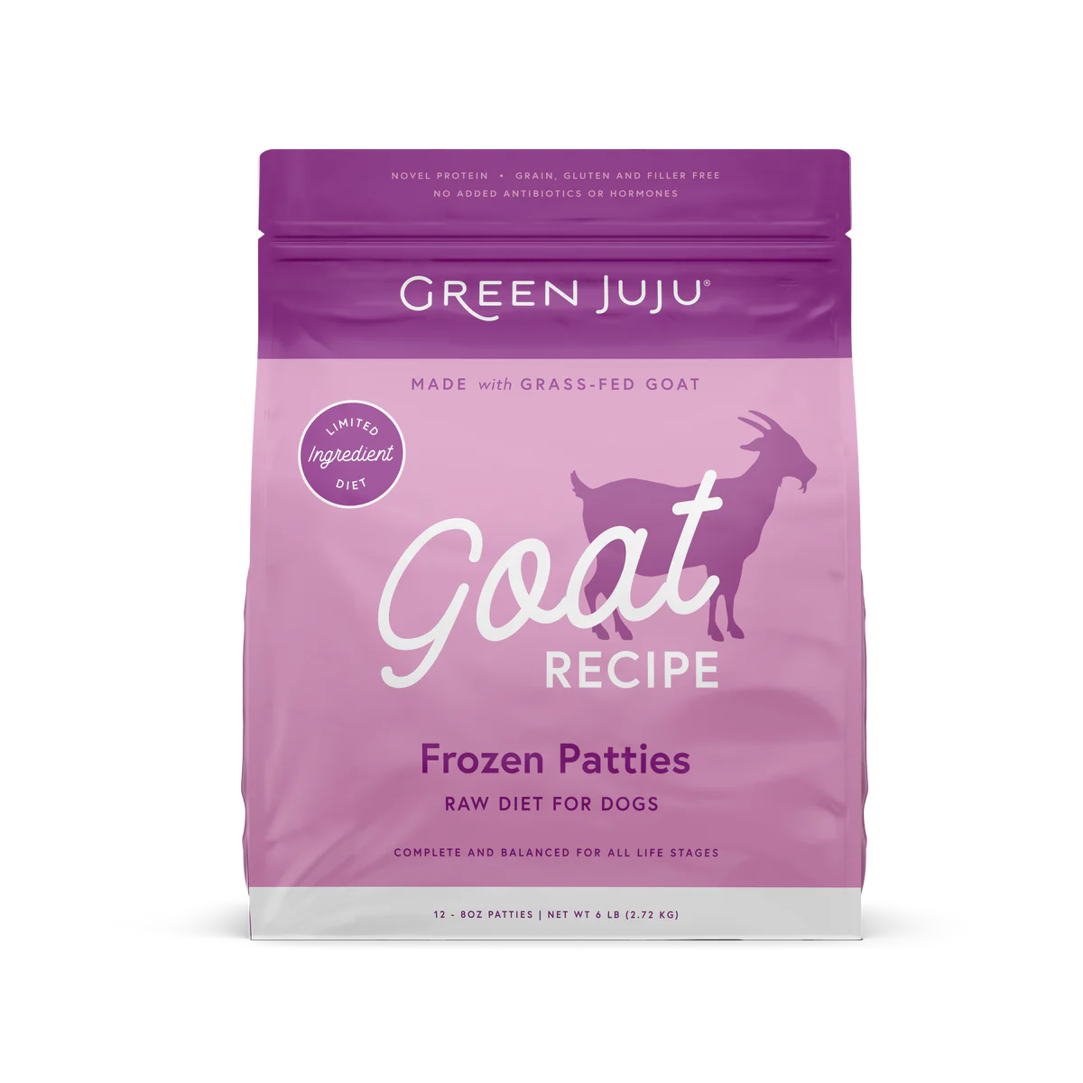 Green Juju Goat Recipe Frozen Raw Dog Food