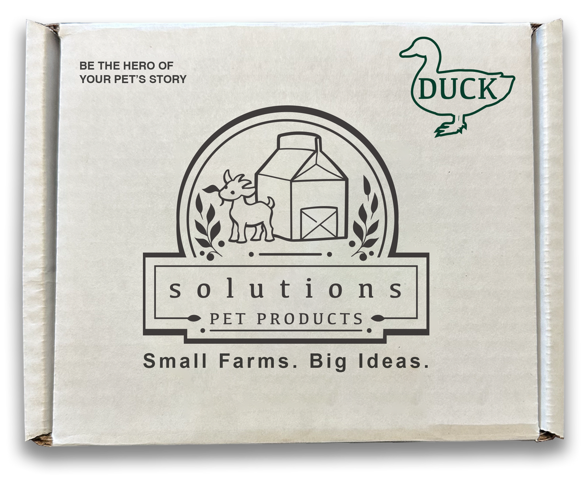 Solutions Pet Products Duck Recipe Frozen Raw Dog Food