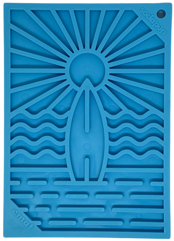 SodaPup  Surf's Up Design eMat Enrichment Lick Mat