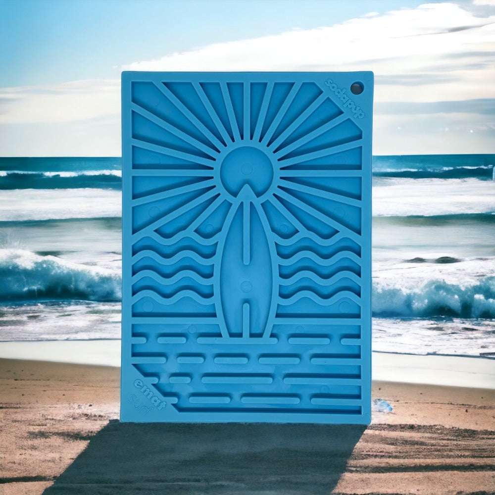 SodaPup  Surf's Up Design eMat Enrichment Lick Mat