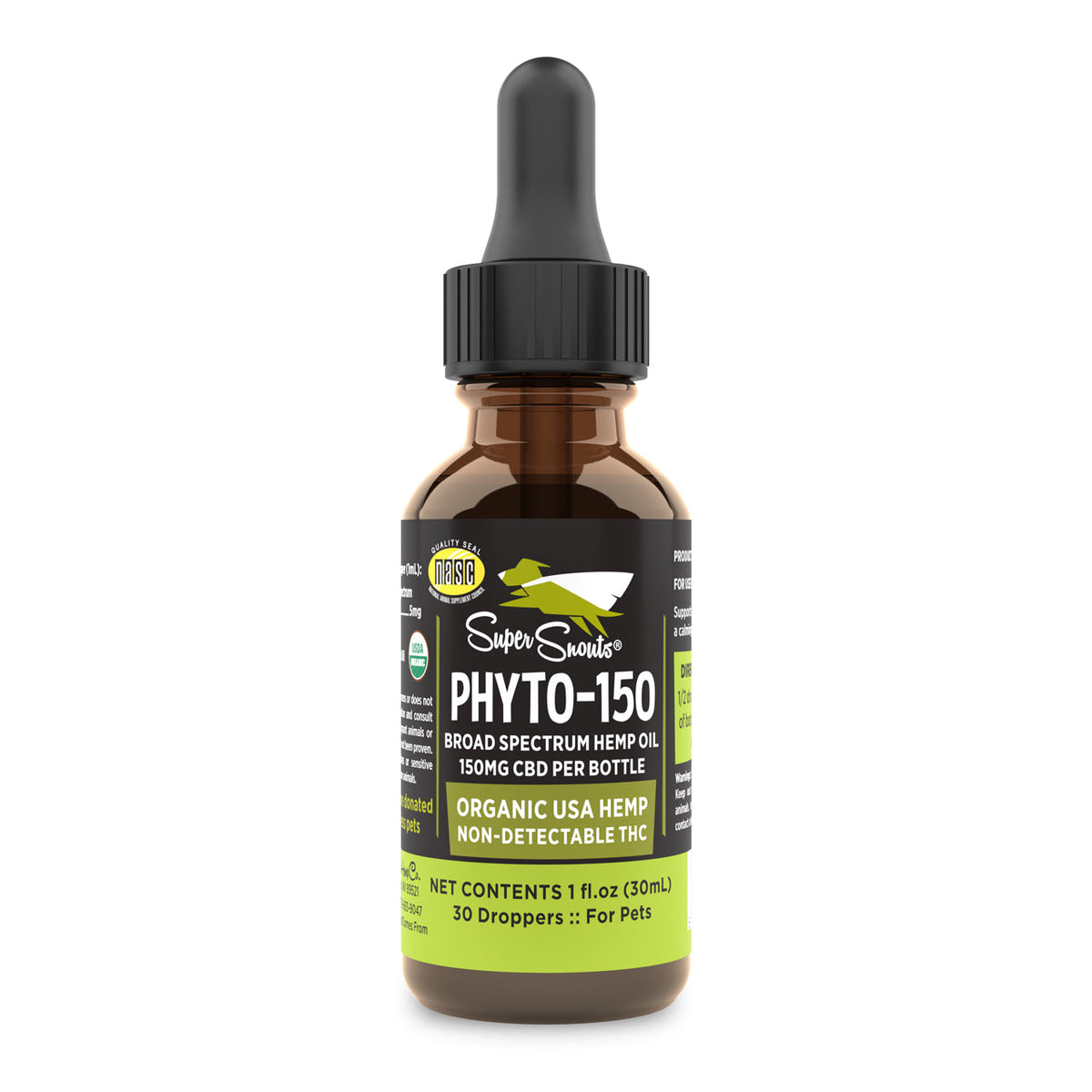 Super Snout Hemp Phyto-150 Full Spectrum Oil for Dogs &amp; Cats