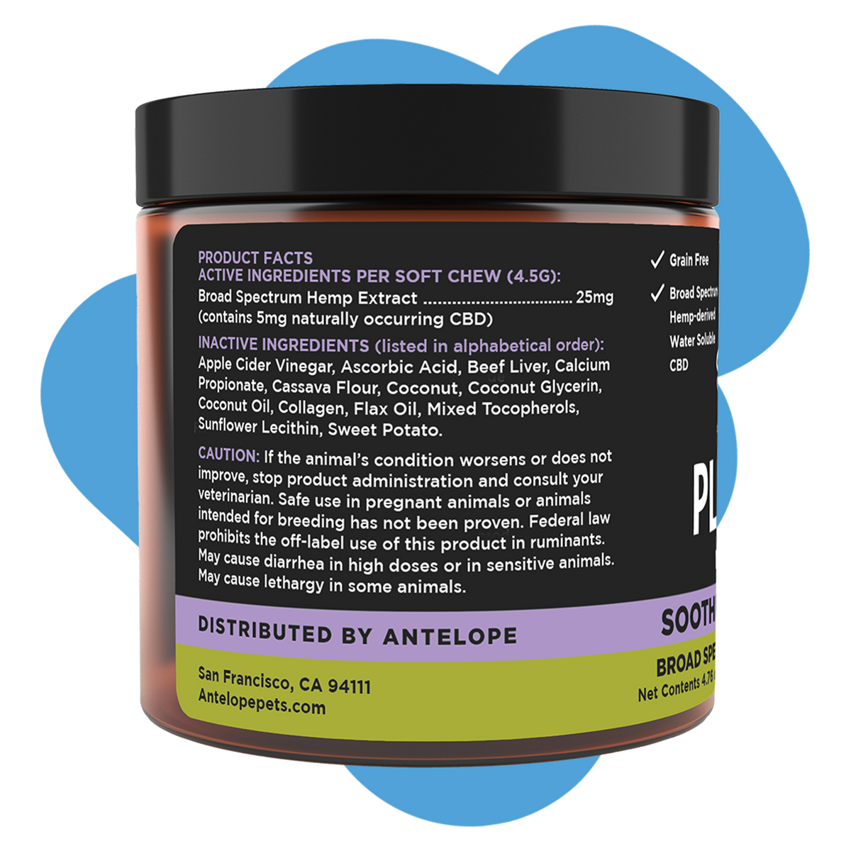 Super Snout Hemp Plant+Jane Hemp Chews for Dogs &amp; Cat