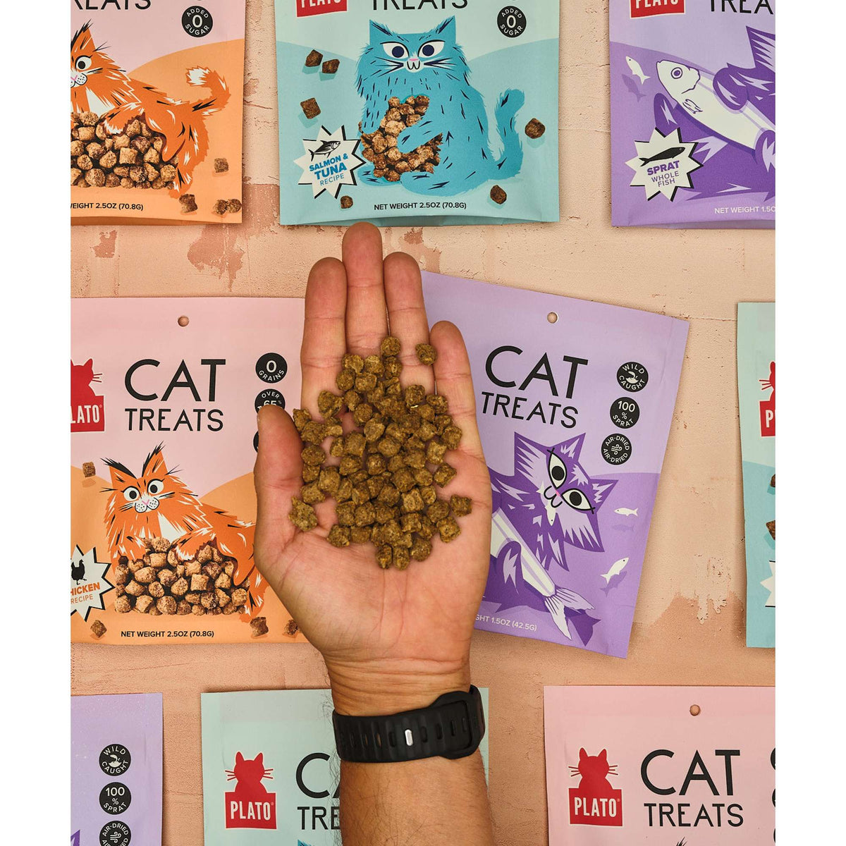 Plato Pet Treats Air-Dried Chicken Cat Treats