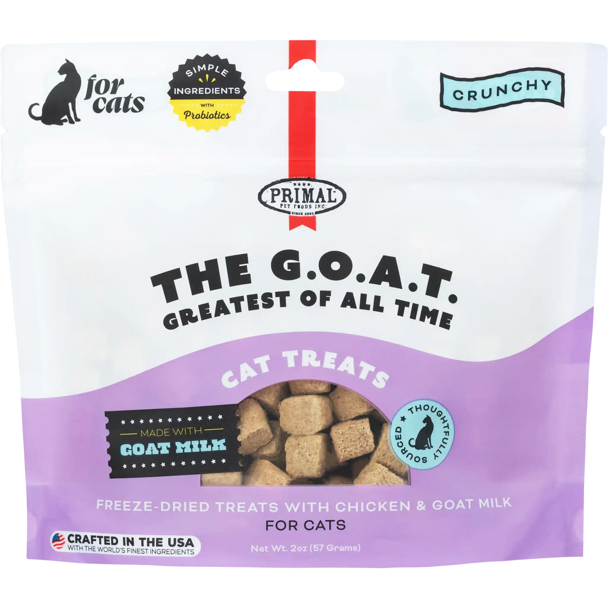 Primal The G.O.A.T Freeze-Dried Chicken &amp; Goat Milk Cat Treats