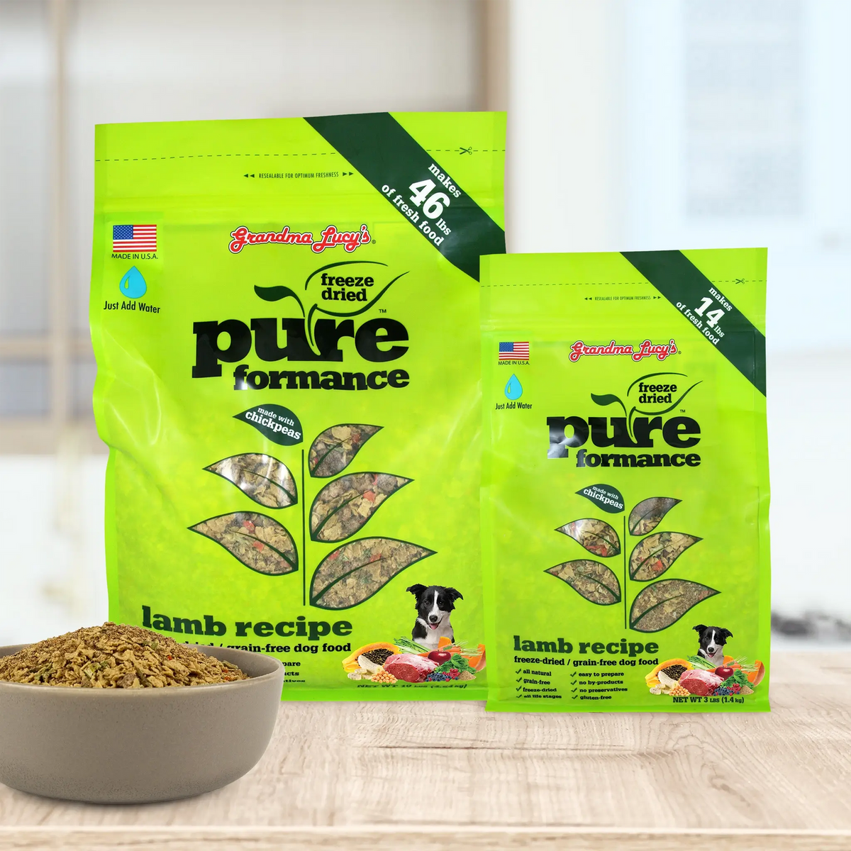 Grandma Lucy's Pureformance Freeze-Dried Lamb Recipe Dog Food