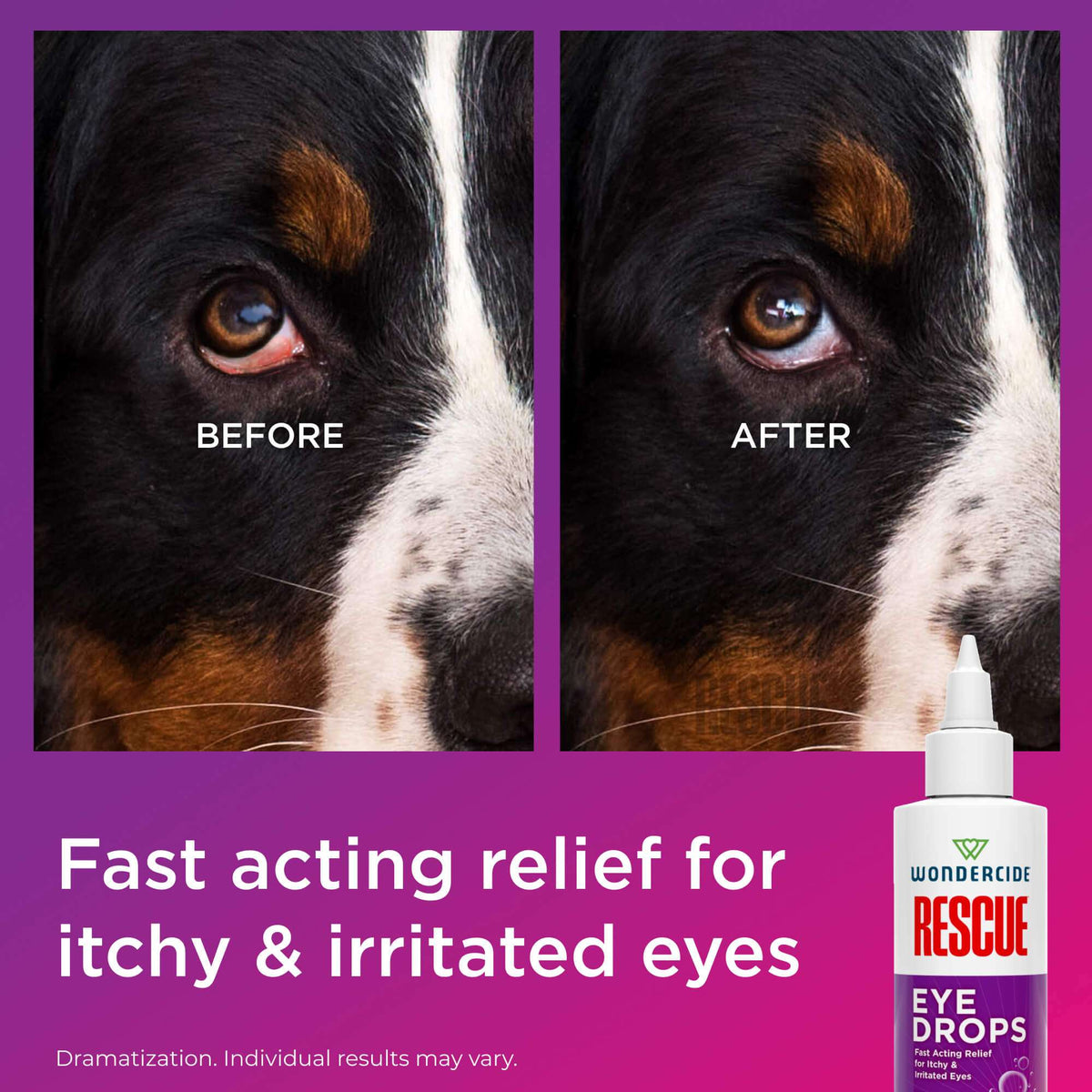 Wondercide Rescue Eye Drops for Dogs & Cats