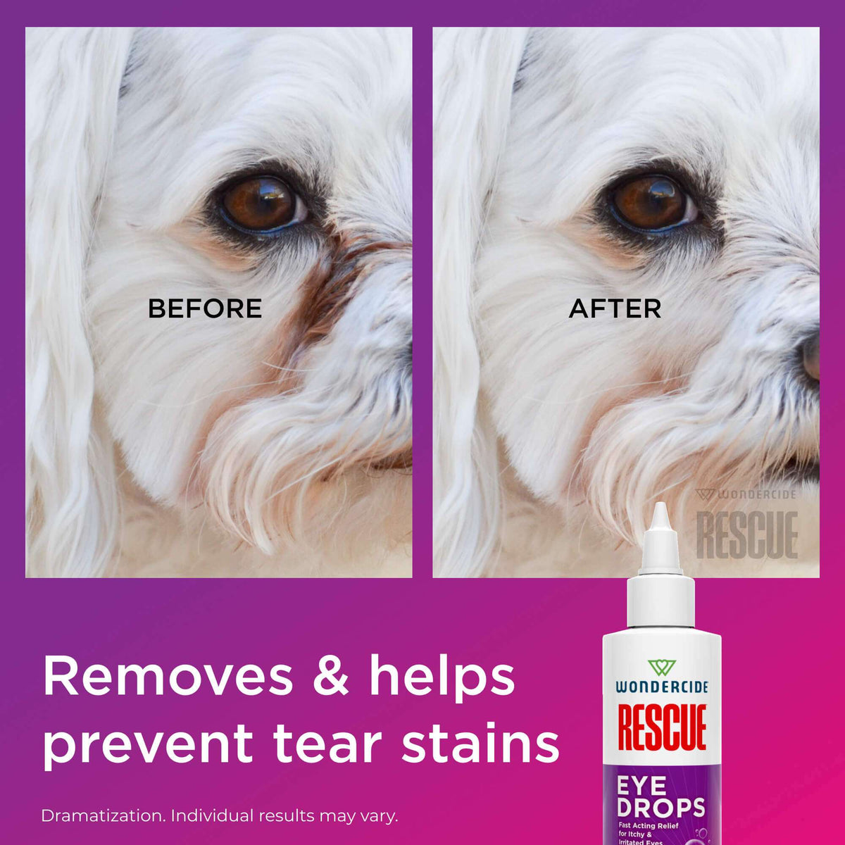Wondercide Rescue Eye Drops for Dogs & Cats