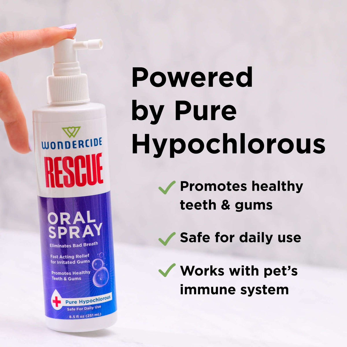 Wondercide Rescue Oral Spray for Dogs & Cats