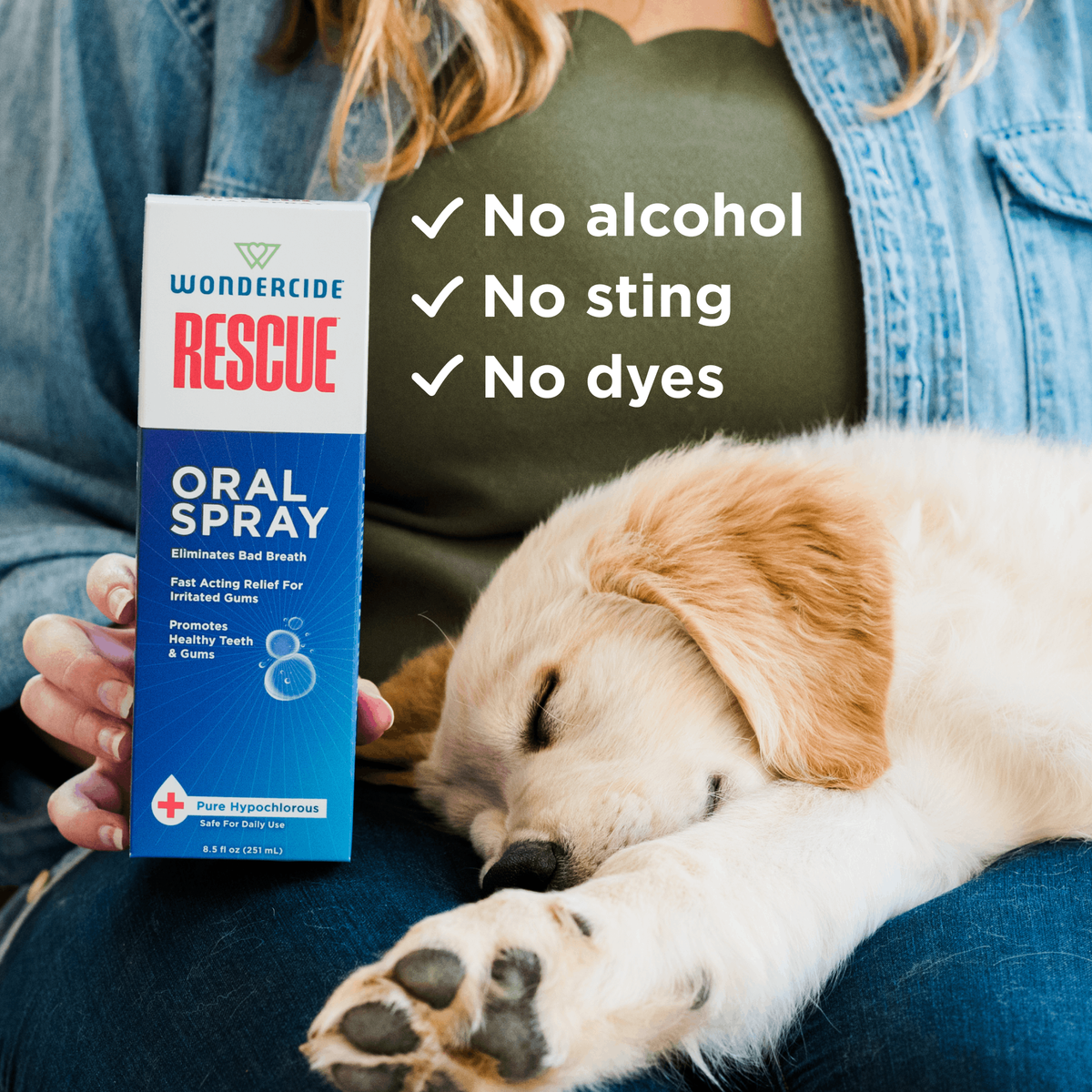 Wondercide Rescue Oral Spray for Dogs & Cats