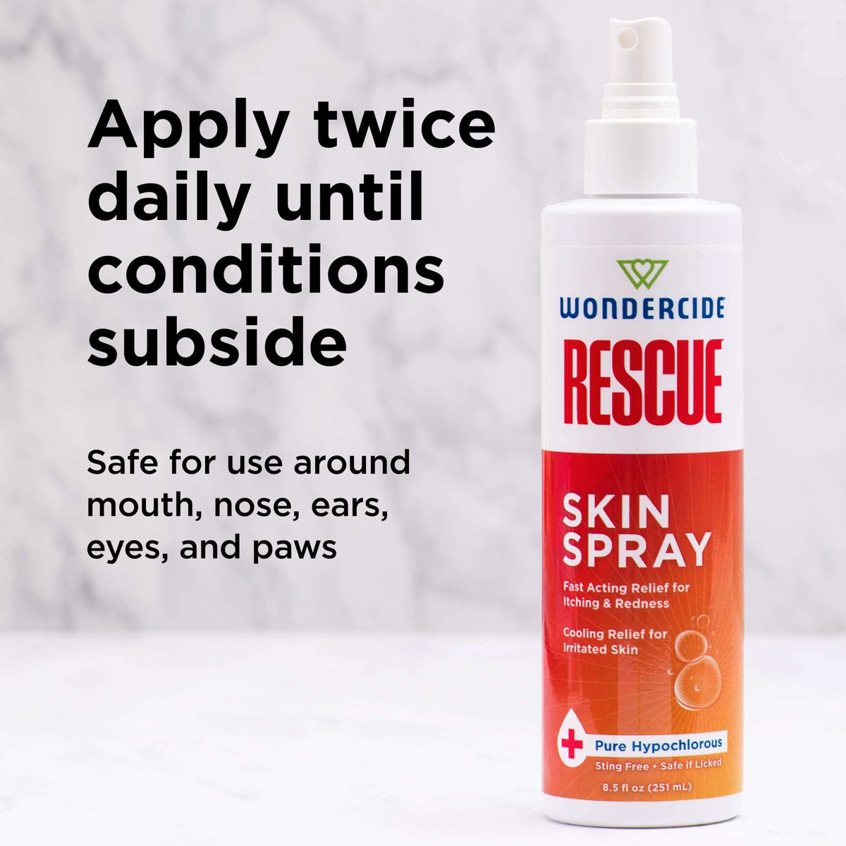 Wondercide Rescue Skin Spray for Dogs & Cats