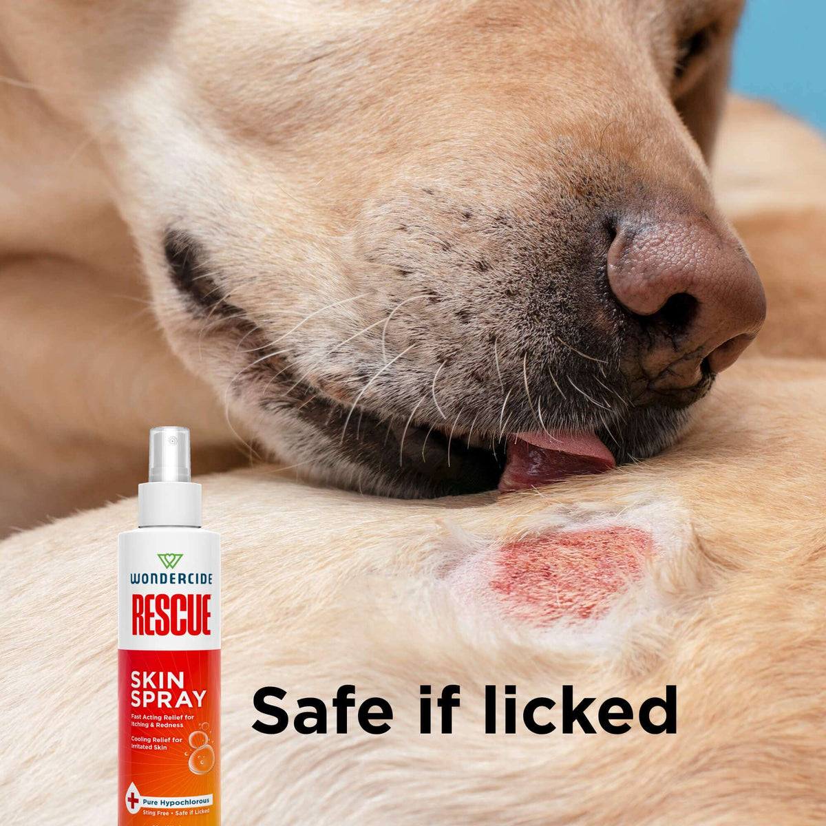 Wondercide Rescue Skin Spray for Dogs & Cats