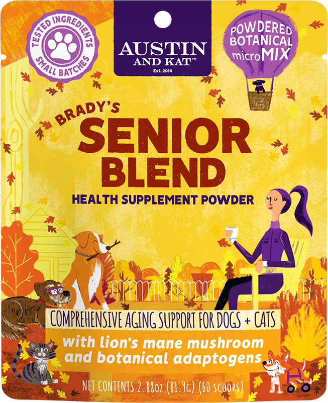 Austin and Kat Senior Blend Powder for Dogs &amp; Cats