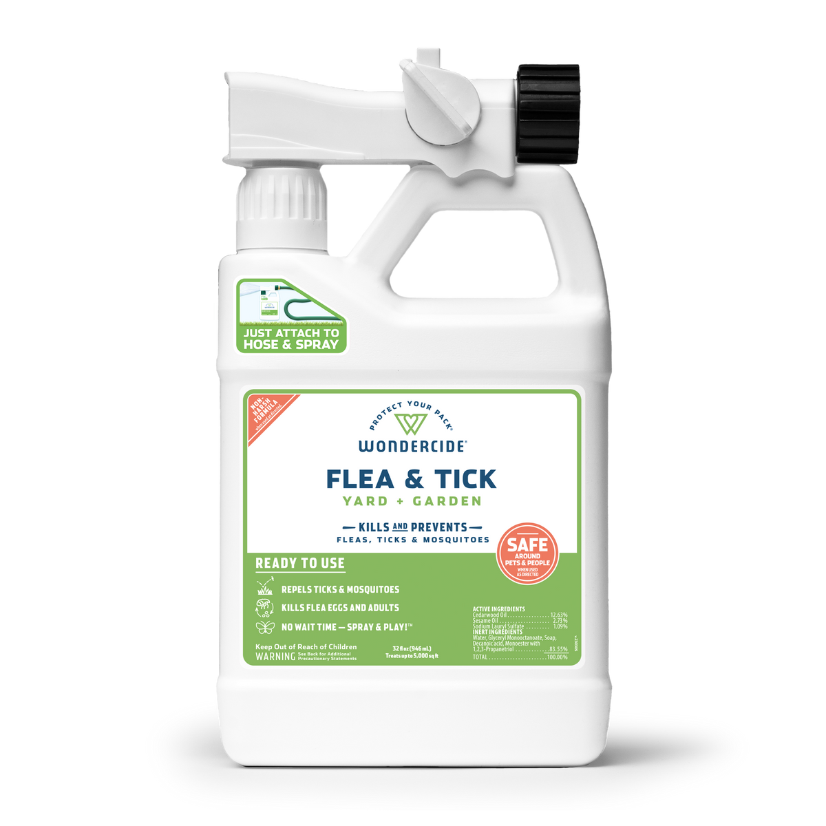 Wondercide Flea & Tick Yard + Garden Ready to Use Spray